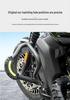 Benda Black Flag 600 Motorcycle Carbon Steel Front Bumper Guard