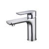 Modern Single-Hole Basin Tap Cold and Hot Water Mixer Faucet with Ceramic Valve Core for Bathroom Bathtub and Sink