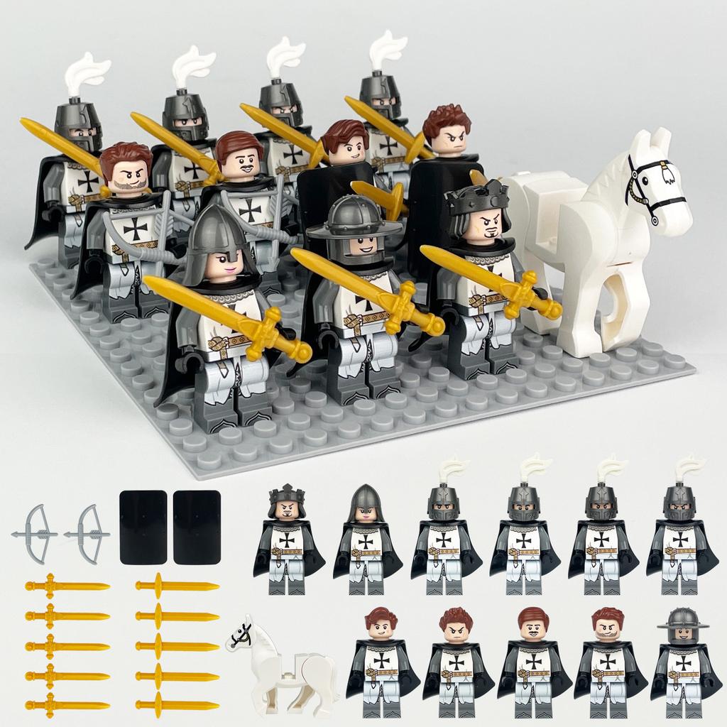 M1801 M1805 M1806 M1813 M1811 Medieval Soldier Building Block Minifigures Toy