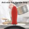 Silicone Pot Handle Sleeve Non-slip Silicone Pot Handle Cover for Heat Insulation Grip On Steamer Casserole Pans for Home