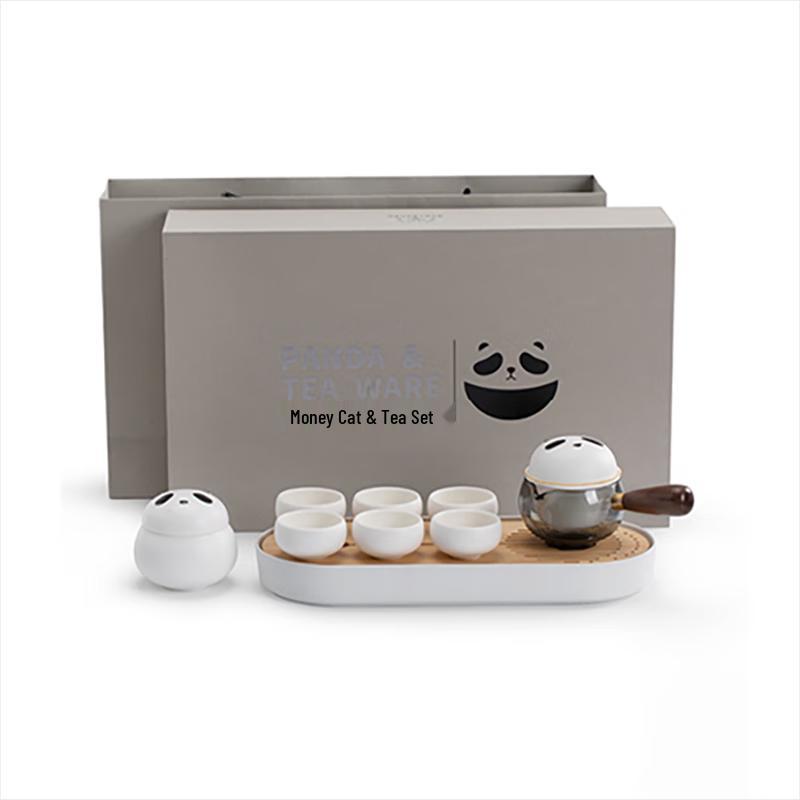 

Nanshan Xiansheng Panda Ceramic & Glass Gongfu Tea Set