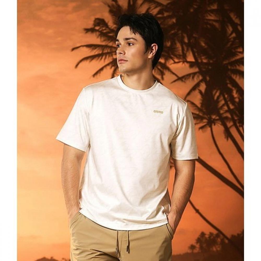 

Arena Men S Short Sleeve raSh Guard a6Sm1rr01 Wht white/100