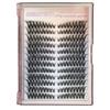Individual Cluster False Eyelashes 216 Pieces 12 Rows Dense Separated Lashes Synthetic Fiber Black