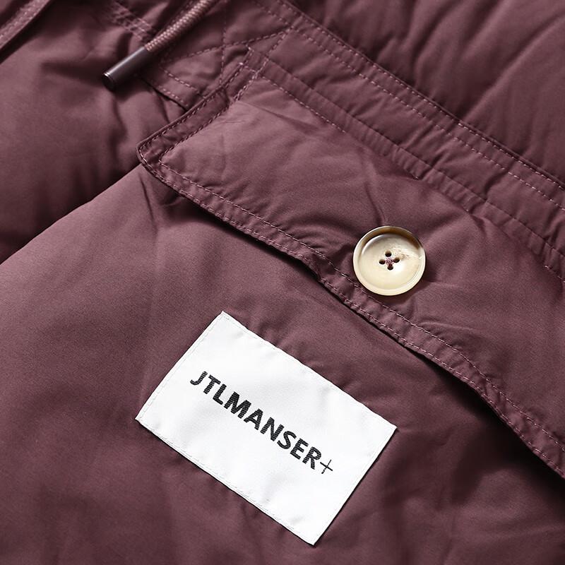 She Tu Women's Thickened Hooded Mid-Length Down Jacket