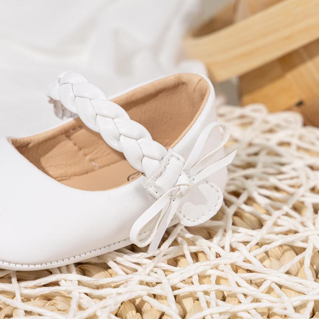 Baby Fashion Princess Shoes: PU Leather Soft Sole for 0-1 Year Olds