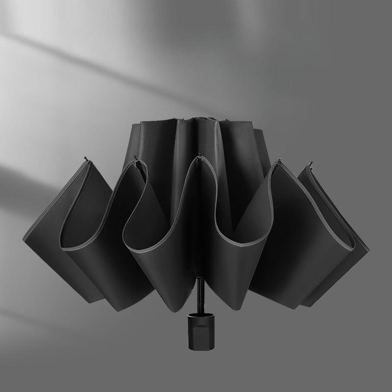 Fully Automatic Women's Umbrella Dual-Purpose (Sun and Rain) Reversible Extra-Large Extra-Thick Sun Protection UV Protection