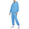 Jordan Flight Classic Logo Patch Cotton Fleece Cuffed Pants Women bottoms Blue DQ4608-469