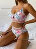 2026 High-Waist Bauchbedeckender Gerippter Sexy Urlaubs-Bikini Badeanzug
