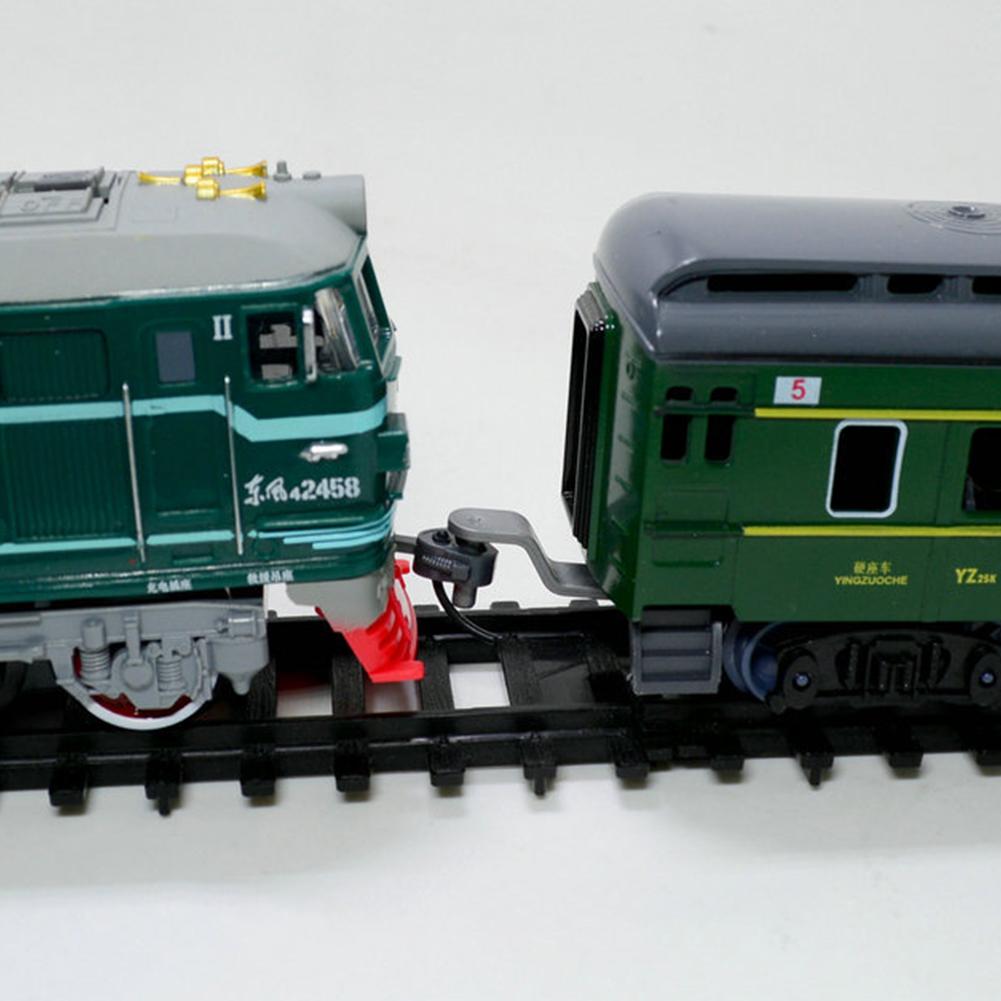 Music Track Trains Electric Toy Long Cars Classic Children's Toys Train
