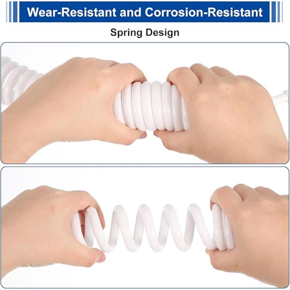 Handheld Water Toilet Bidet Sprayer Flexible Spring Shower head Hose tube Telephone Line soft Hoses bathroom Accessories