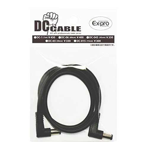 Ex-pro DC Cable DC-06LS L-Shaped x Straight 60cm