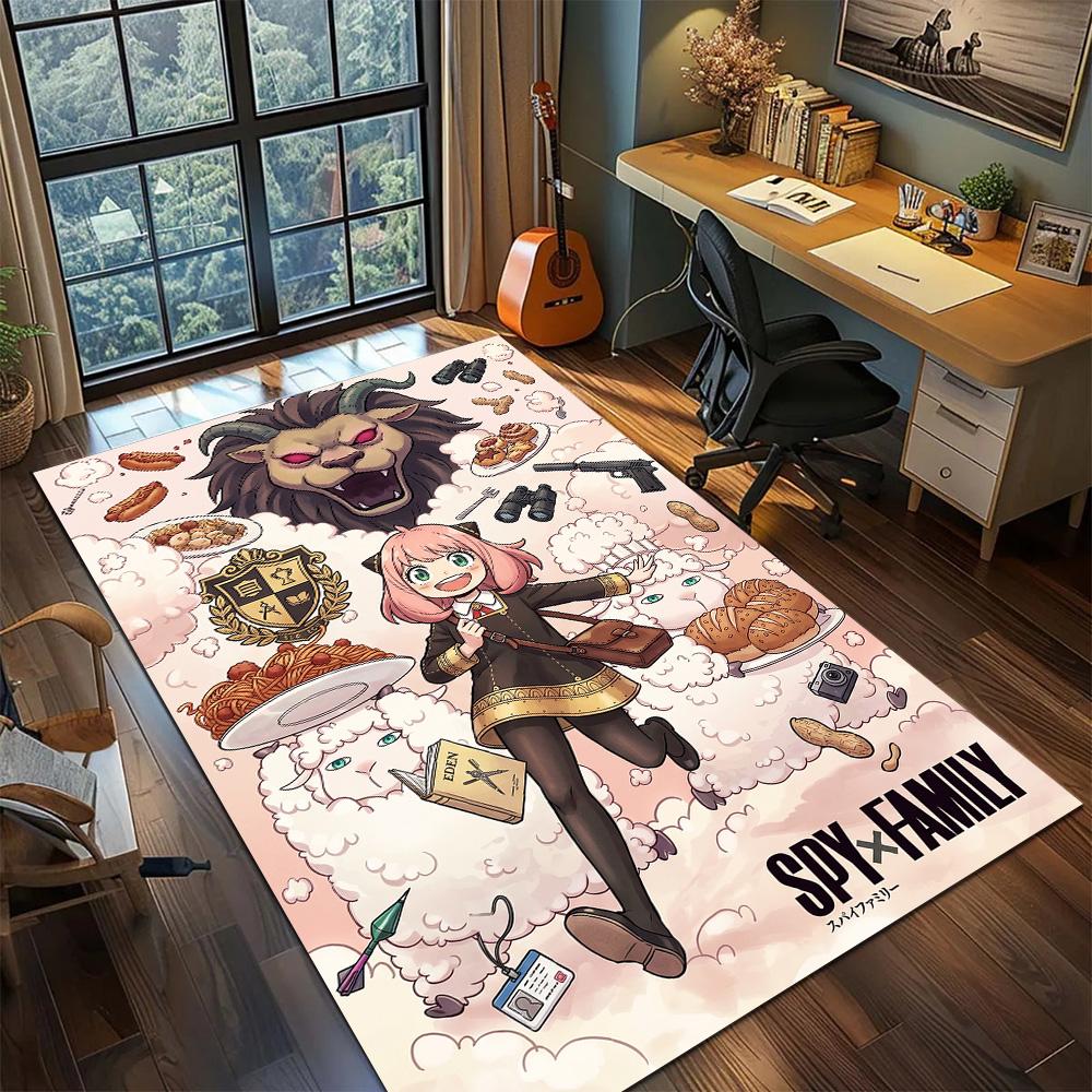 SPY×FAMILY Carpet Floor Mat Washable Non Slip Large Area Home Room Decor Gamer Bedroom YUN6512