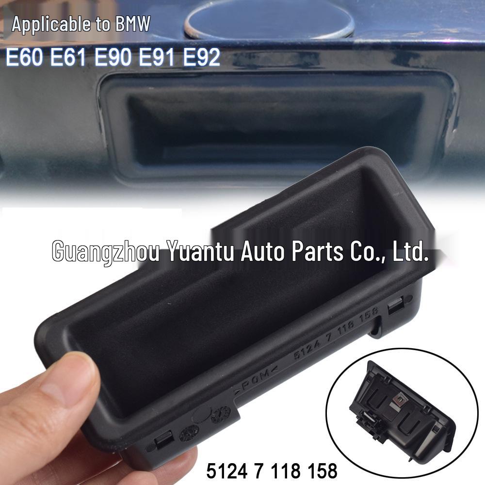 BMW E60 E90 Trunk Switch Handle: 1, 3, & 5 Series Replacement Tailgate Button.