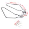 2x Motorcycle Saddlebags Mount Brackets Support Black for XL883/1200 HD1450/1584