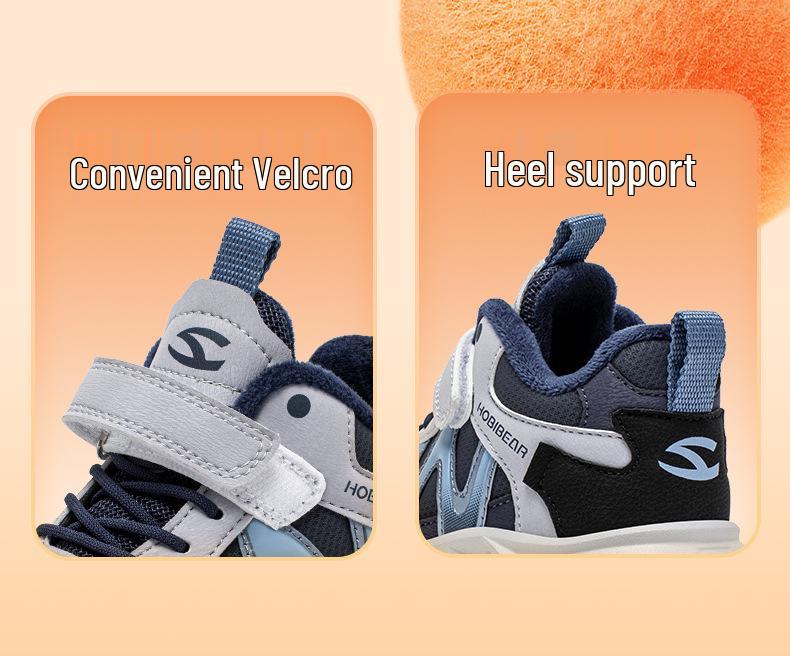 Habi Bear Zimowe Ciepłe Buty Sportowe dla Chłopców i Dziewcząt z Podszewką z Polarowego Materiału do Użytku Zewnętrznego i Codziennego