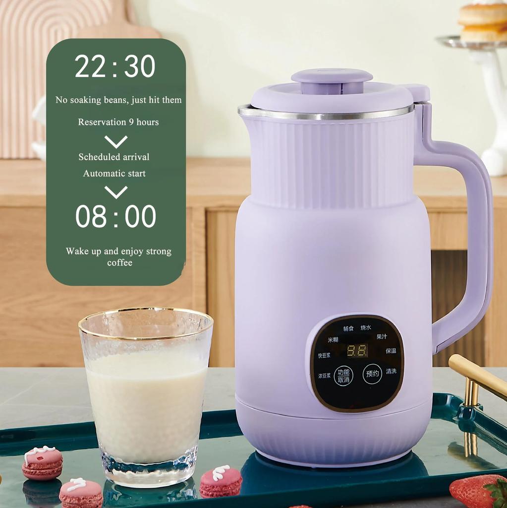 Touchscreen voll sojamilch maschine Neue wand brechen maschine automatische sojabohnen kochen freies filterung freies haushalts