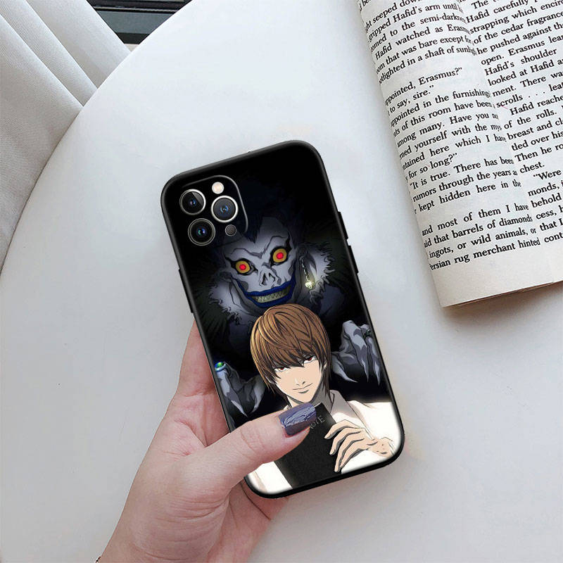 

Чохол для телефону JO16 Death Note для iPhone 7 8 11 12 13 14 15 16 16E XS Pro Max XR X SE Samsung S20 S21 S22 S23 S24 FE Ultra Plus Lite S21S A55 iPhone 12 кукурудзяний