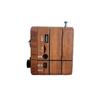 Klassisches Retro UKW AM Radio Desktop-Empfänger Wiederaufladbar Tragbar MP3-Radios Stereo 3W Bluetooth-Lautsprecher AUX USB