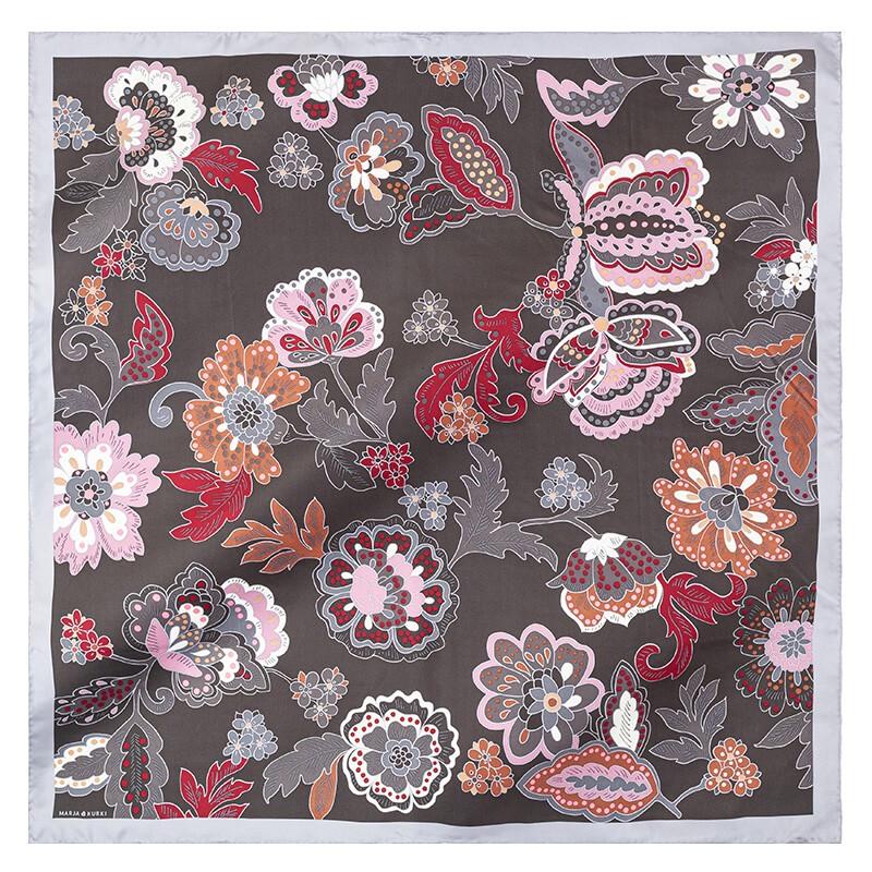 MARJA KURKI Women's Night Garden Double-Sided Silk Scarf