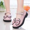 Girls' Korean version of leather shoes 2025 spring and autumn new student butterfly soft sole children's British style baby single shoes princess