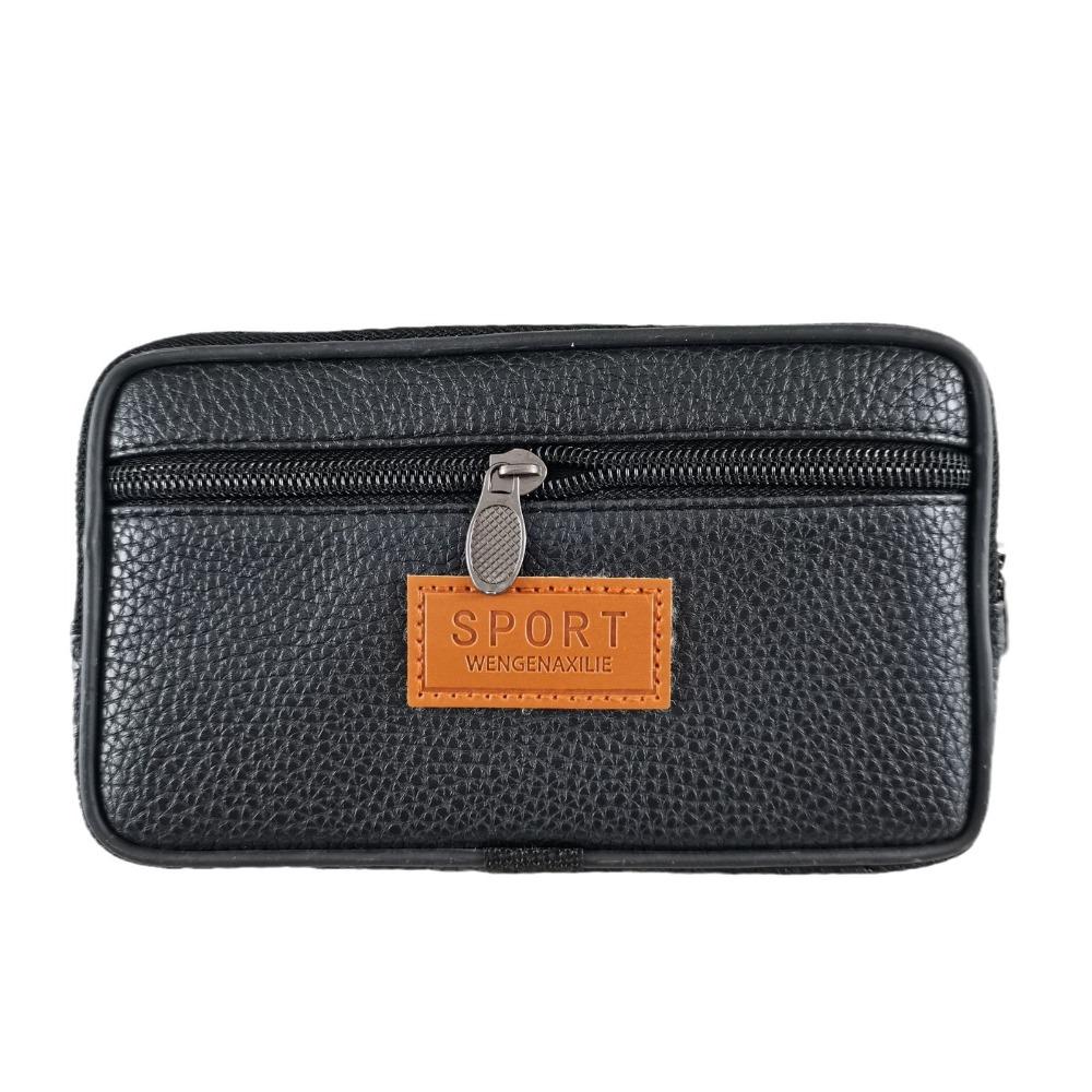 

Вертикальная спортивная поясная сумка для отдыха на открытом воздухе из искусственной кожи, подвесной чехол для мобильного телефона Style B