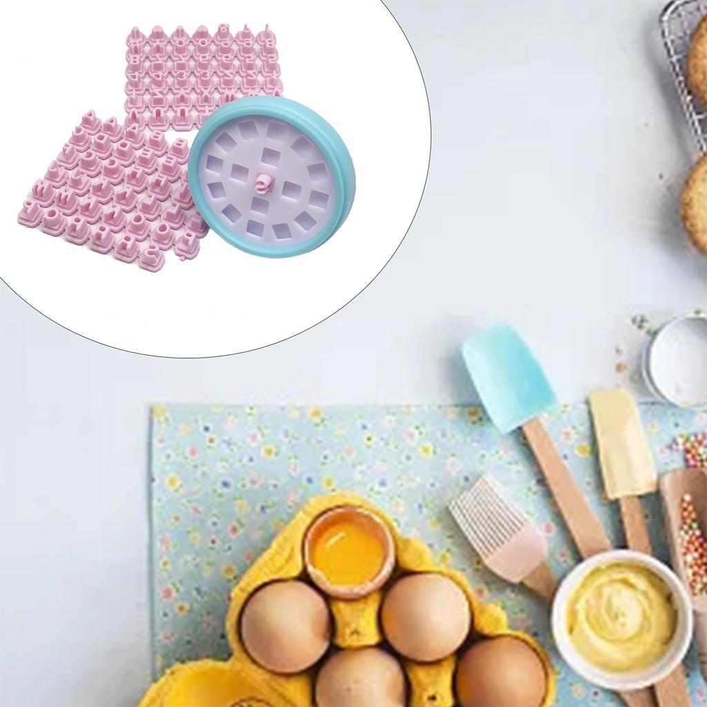 Cookie Biscuit Alphabets Stamps for Cake Baking Clay DIY Embosser Mold Family Communication Gift Letter Dessert Molds