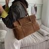 Large Capacity Leather Tote Bag Women's Shoulder Handbag