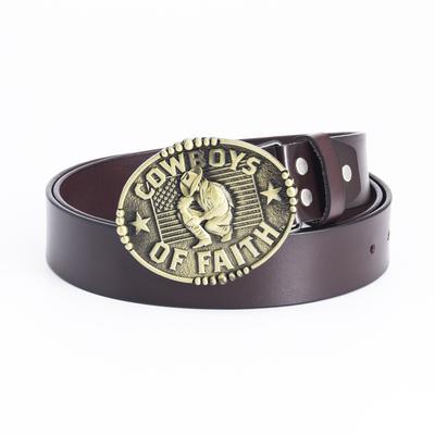 Retro Whole Cowhide Belt Male Western Denim Shows Identity Belt Farmer Belt Clothing Accessories