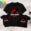 Daddy Saurus Baby Saurus Mens Kids Funny Fathers Day T-Shirt Tee Baby Romper #FD