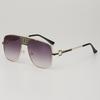 JYL TS Metal Frame Sunglasses UV Protection Style For Photo Shooting 9879