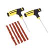 Car Tire Repair Tool Tire Repair Kit Studding Tool Set Auto Bike Tubeless Tire Tyre Puncture Plug Garage Tools With Rubber Strip