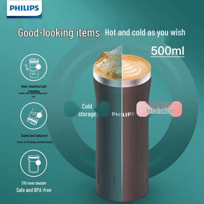 Philips 316SS Portable Insulated Coffee Mug