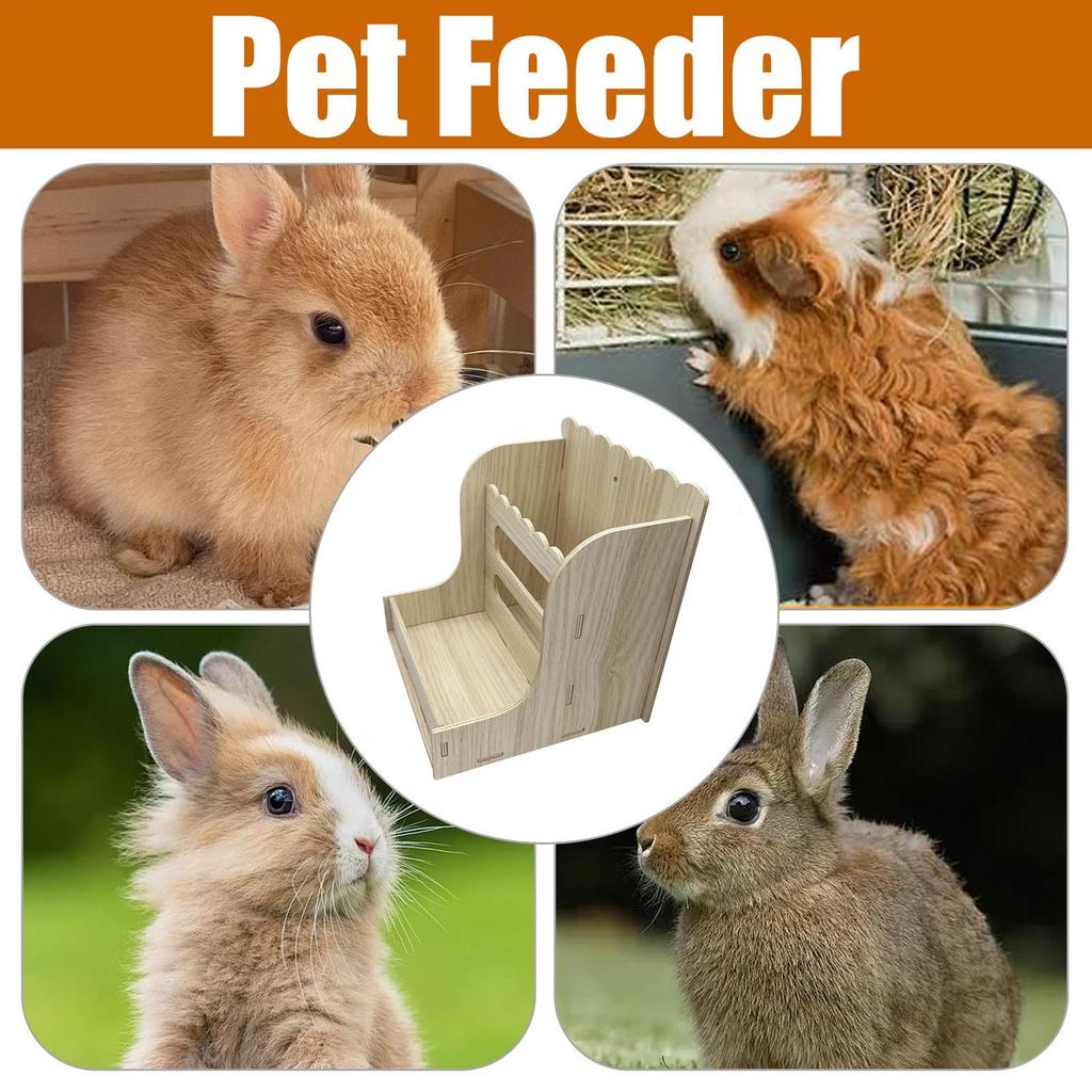 Hay Feeder Hamster Bunny Grass Holder Feeding Hay Manager Anti-Waste Grass Food Feeding Rack For Habitat Cage Enclosure Hutch