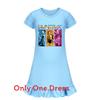 Hunters Demon Kpop Girl Sleep Dress With Ruffle Skirt For Kids Lounge Sleep And
