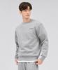 CHASECULT Unisex Essential Lettering Fleece Sweatshirt - Grey