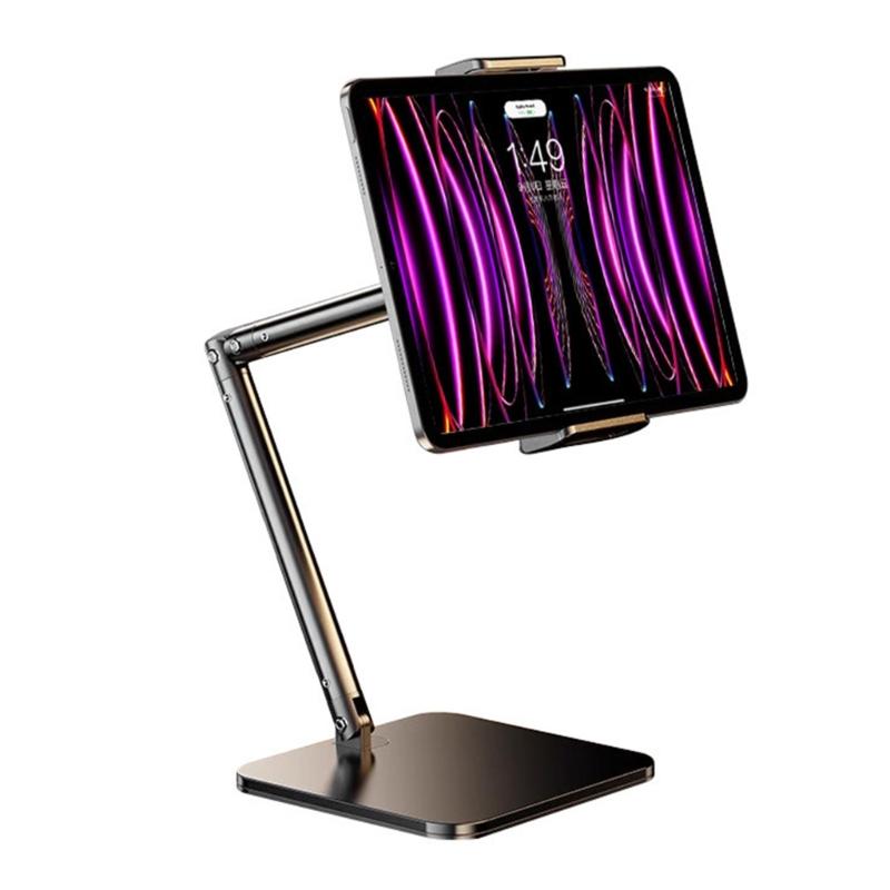 Phone Stand for Desk, Angle Height Adjustable Phone Holder for Desk, Aluminum Universal Phone Stand Holder