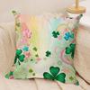 St Patricks Day Cute Cushion Cover Soft Plush Throw Pillow Cover  DoubleSided Printed Cushion Case  Cozy Sofa  Home Decor