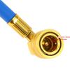 R134A Refrigerant Charging Hose with Measuring Gauge Air Conditioner Gas Charging Hose Refrigerant Gas Refill for Car Automobile