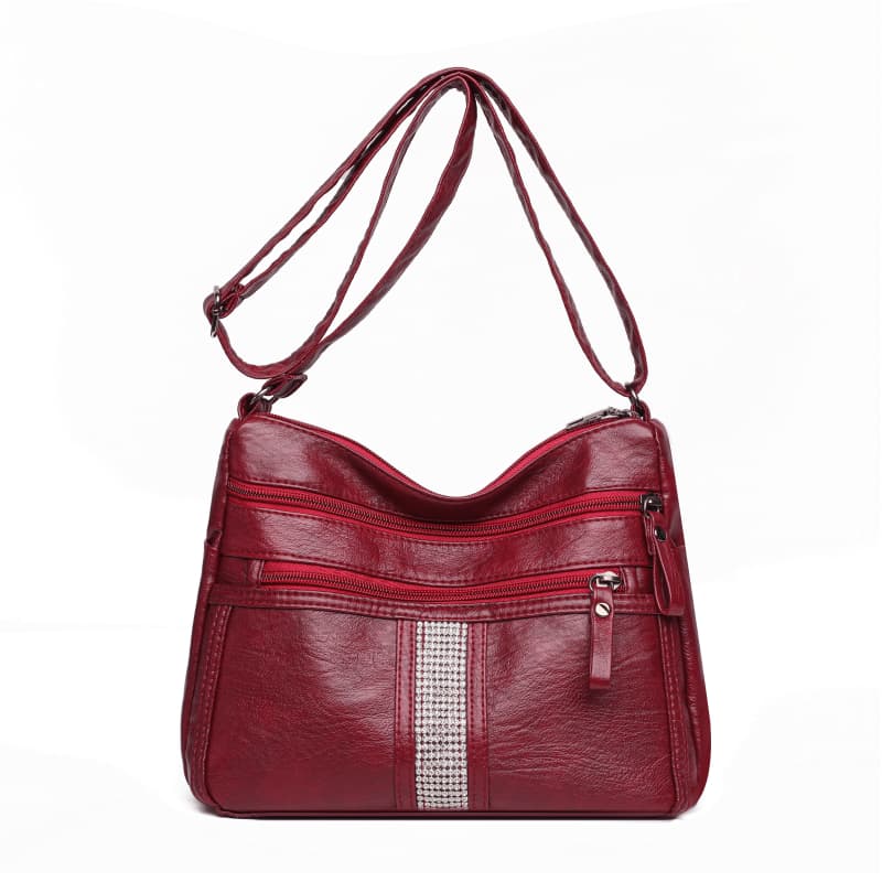 

Сумка кроссбоди на плечо бордовый