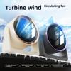 Xiaomi Desktop Fan Digital Display Touch Screen Home Dormitory Wall-mounted Two-in-one Mini Circulating Small Fans 2025 New