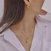 Chic Style Jewelry Set with Interchangeable Zircon - Unique Copper Design