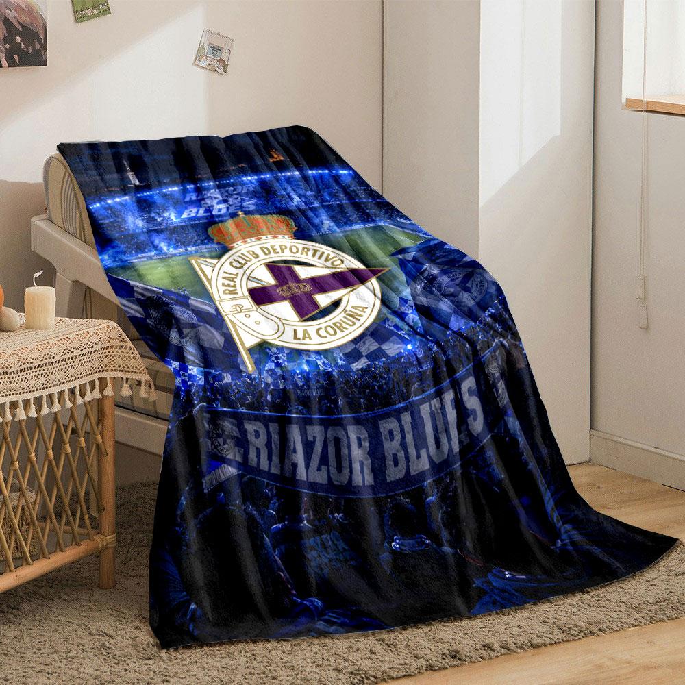 Deportivo La Coruña Stadium Atmosphere print blanket soft and cozy perfect for the living room bed sofa or a nap,gift