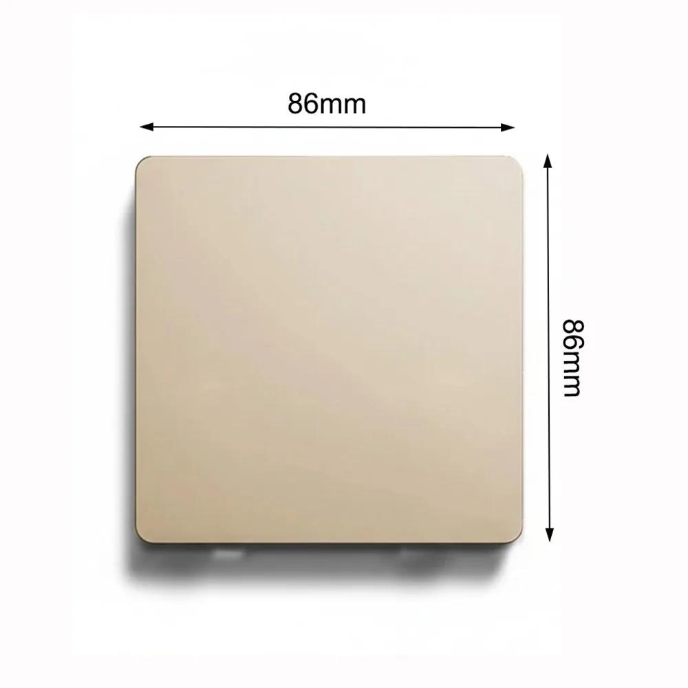 

Home Decoration 86 Type Wall Hole Cover Self-adhesive White Panel Decor Cover Decorative Panel Plate Home Improvement