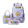 SprunkiPlush Rhythm Box School Bag Student Large Capacity Storage Backpack Backpack Three-piece Set L