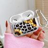 Leopard-patterned Sunflower Clear Earphone Cases Cover Case For Airpods 3 Pro Pro3 Pro2 4 1 2