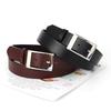 Simple Color Solid Silver Square Buckle Womens Belt Casual Versatile And