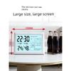 Indoor Electronic Temperature and Humidity Meter with Lcd Display, High-Precision Measurement, Perpetual Calendar, Alarm Clock, and Night Light Clock