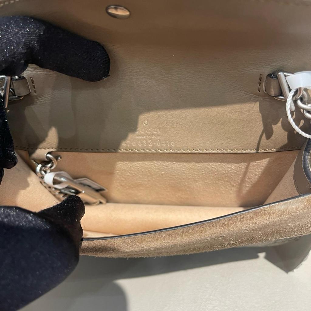 [Pre-Owned] Gucci Dionysus GG Supreme Super Mini Bag 'Beige' - Excellent #W6GW80