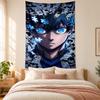 Blue Lock Tapestry Highquality for Decorating Living Room Bedroom Dorm Walls Ideal As Bedroom Wallart Orholiday Gift