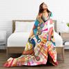 Tony Chopper Flannel Blanket Winter Anime Warm Bedding Throws for Kids Adult Couch Bed Fluffy Bedspread Sofa Bed Cover